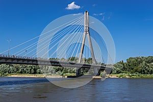 Swietokrzyski Bridge in Warsaw, Poland