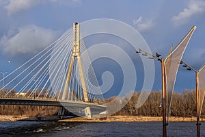 Swietokrzyski Bridge in Warsaw, Poland