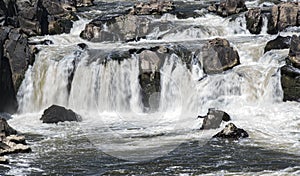 Swift Rapids flowing in the Potomac River