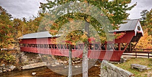 Swift River Covered Bridge in Jackson, NH, USA