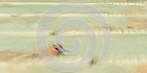 Swim Backstroke Motion Blur