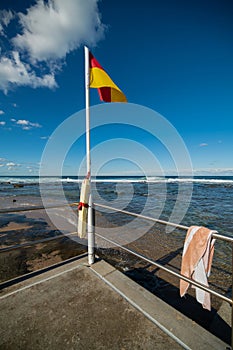 Swim between the flags, Merewether Beach Newcastle Australia