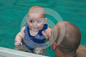 Nadar ensenando papá 