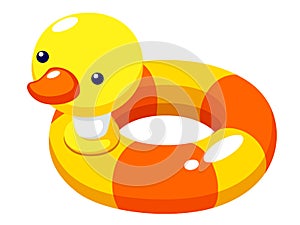 Swim ring duck