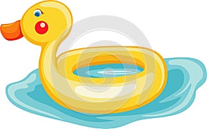Swim ring duck