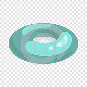 Swim ring icon, cartoon style