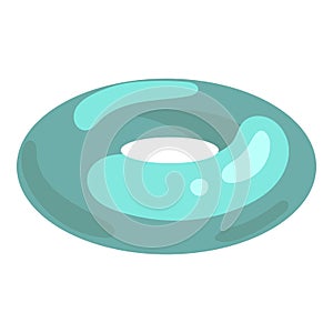 Swim ring icon, cartoon style