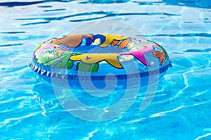 Swim Ring in a Swimming Pool