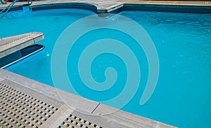 Swiming pool on the deck