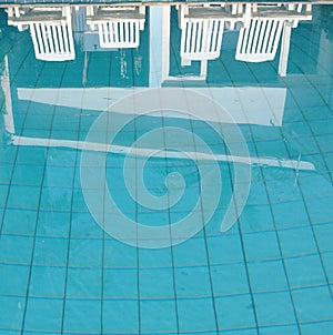 Swimingpool water chair house