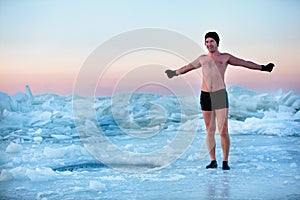 swimm in an ice-hole