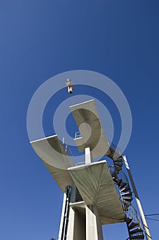 Swimmer Diving From Springboard photo