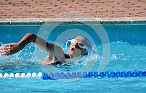 Swimmer swimming