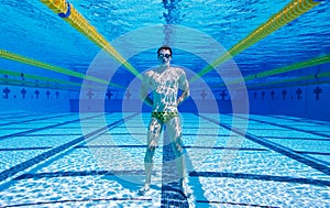 Swimmer Underwater