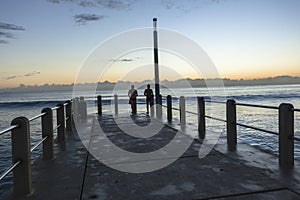 Swimmers Pier Ocean Landscape