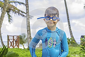 Swimming Boy