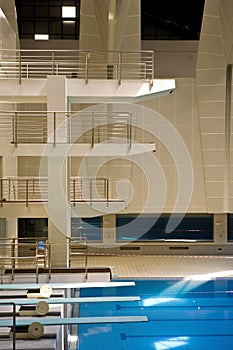 Swimming diving hall