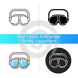 Swimming goggles icon