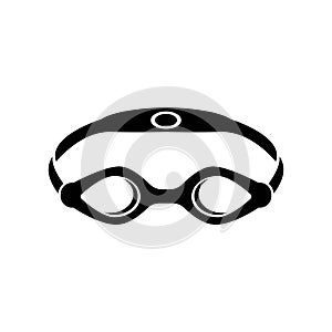 Swimming goggles icon symbol,illustration design template