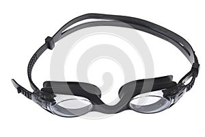 Swimming goggles isolated on white