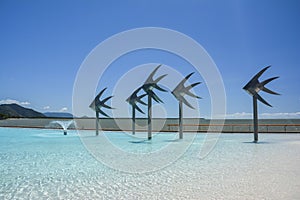 Swimming lagoon in Cairns, Queensland, Australia