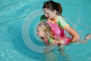Swimming lesson