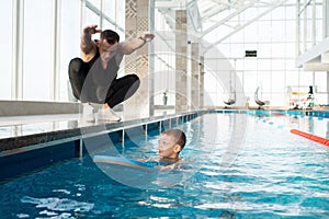 Swimming Lesson at Full Speed