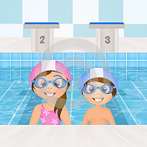 Swimming lessons for children