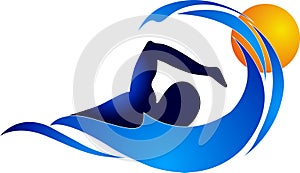 Swimming logo