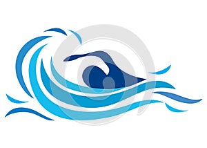 Swimming logo