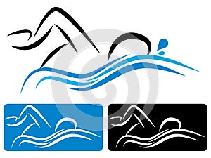 Swimming logo