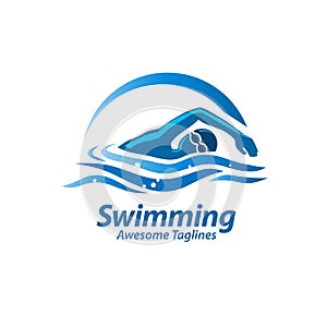 Swimming logo