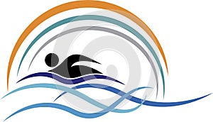 Swimming logo