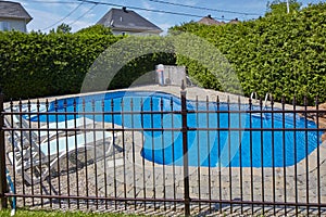 Swimming pool.