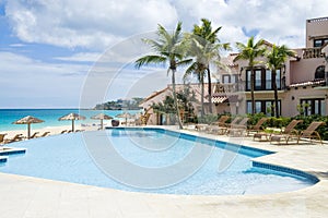 Swimming Pool on the Beach