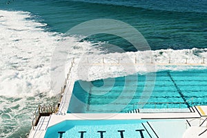 Swimming pool in Bondi Beach photo