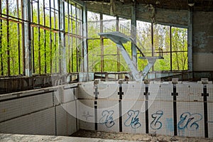 Swimming pool in Chernobyl