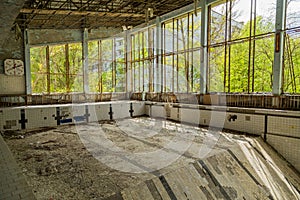 Swimming pool in Chernobyl