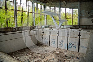 Swimming pool in Chernobyl