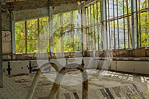 Swimming pool in Chernobyl