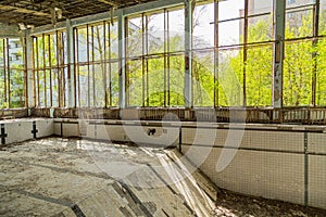 Swimming pool in Chernobyl