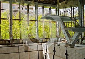 Swimming pool in Chernobyl