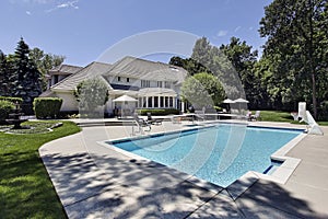 Swimming pool and deck