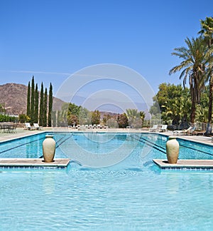 Swimming Pool in the Desert