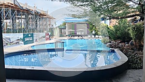 Swimming pool design at Angkasa Grand Hotel Indonesia