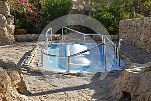 Swimming pool of Elisir spa at Domina Coral Bay hotel. Sharm el Sheikh. Egypt