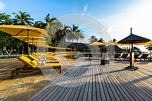 Swimming pool at Four Seasons Resort Maldives at Kuda Huraa