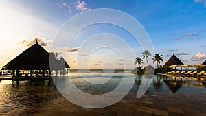 Swimming pool at Four Seasons Resort Maldives at Kuda Huraa