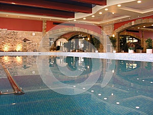 Swimming pool in health club