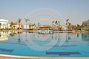 Swimming pool of Hilton Sharks Bay Hotel